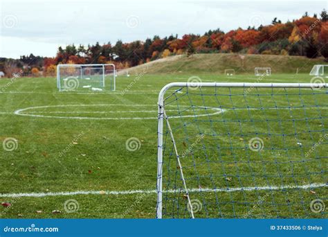 Youth Soccer Field stock photo. Image of futbol, goal - 37433506