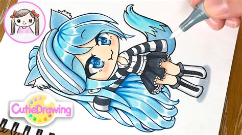 Step By Step Tutorial Cute Drawings Gacha Life For Beginners