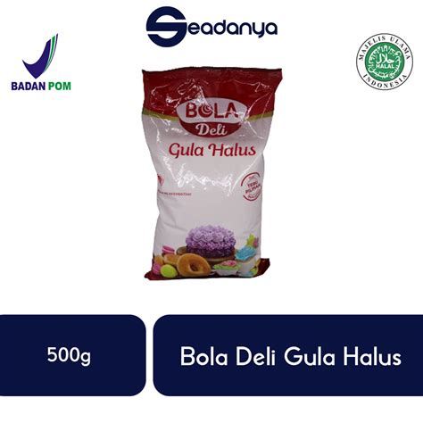 Jual Gula Halus Bola Deli Gram Halal Mui Bpom Indonesia Shopee