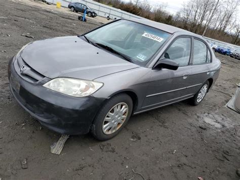 2004 HONDA CIVIC LX For Sale NJ TRENTON Mon Apr 01 2024 Used