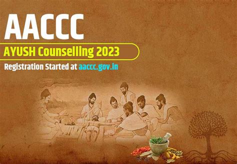 AACCC AYUSH Counselling 2023 Registration Started At Aaccc Gov In