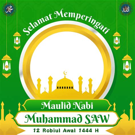 Ucapan Hari Maulid Nabi Muhammad Saw 2022 Dan Link Twibbonnya Lajur