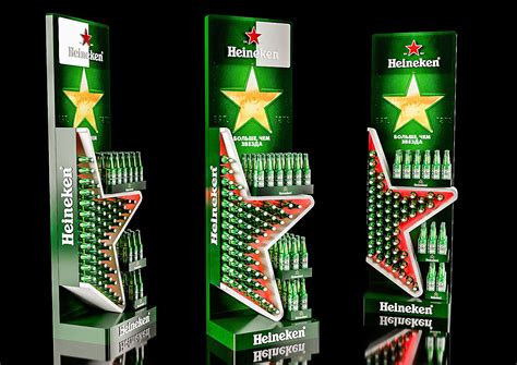 Heineken POSM On Behance Beer Display Pos Display Display Design