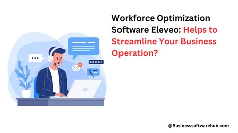 Call Center Workforce Optimization Software Eleveo In