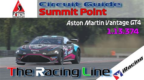 IRacing Aston Martin Vantage GT4 Circuit Guide Summit Point 1