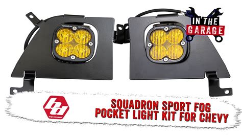 Baja Designs Squadron Sport Fog Pocket Light Kit For Chevy Features