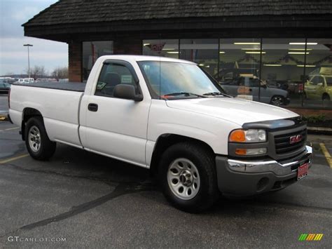 2005 Summit White Gmc Sierra 1500 Regular Cab 22685495 Photo 2 Car Color