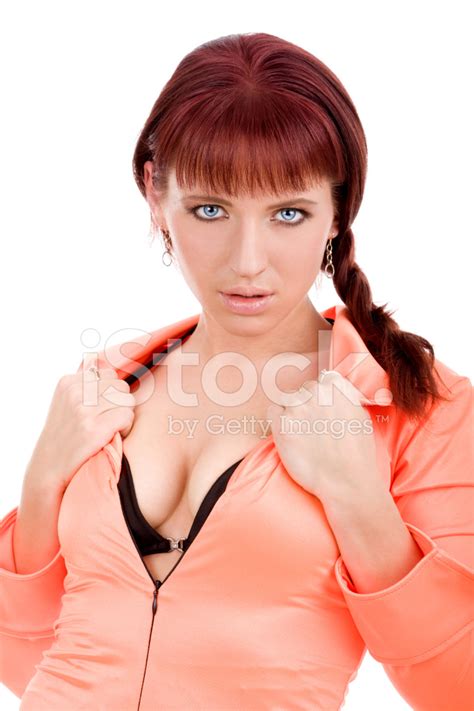 Woman In Orange Catsuit Stock Photo Royalty Free FreeImages