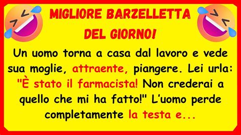 MIGLIORE BARZELLETTA DEL GIORNO Un Uomo Affronta Il Farmacista