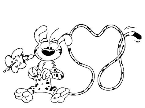 Coloriage Marsupilami Dessins Anim S Dessin Colorier