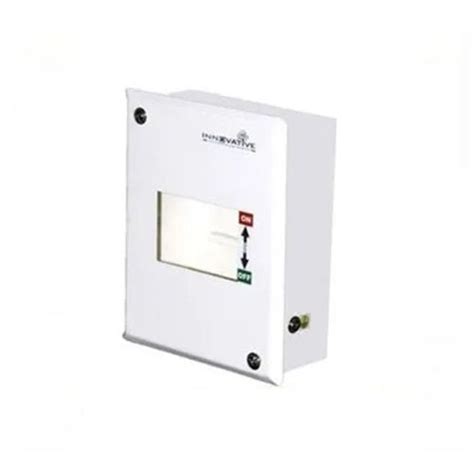 White 4 Way Mcb Box At Best Price In Vadodara Innovative Metal Product