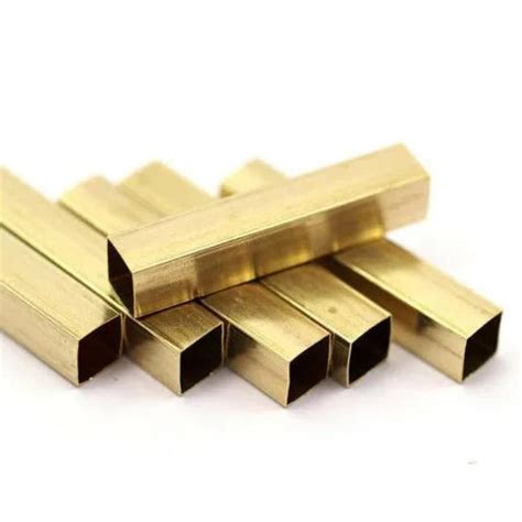 High Quality 0 9mm Thickness Brass Square Tube Half Hard Square Brass