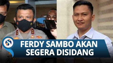 Ferdy Sambo Akan Segera Disidang Berkas Perkara 5 Tersangka Pembunuhan