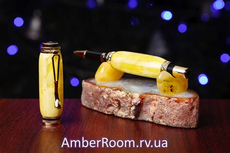 Ультрамар. Купить янтарную ручку Осенняя песня: характеристики ...