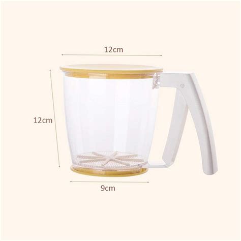 Tasse à Main Farine Tamis Tamis Fine Maille Poudre Grandado