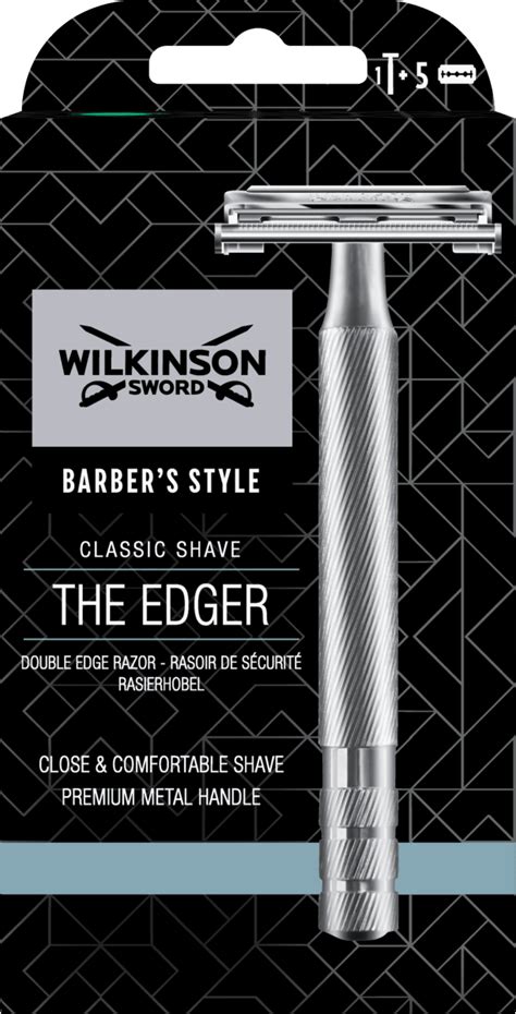 WILKINSON SWORD Rasierhobel Barbers Style The Edger Mit Ersatzklingen