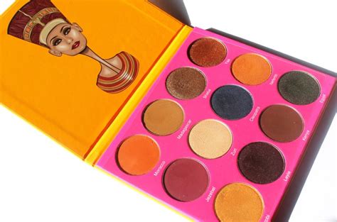 Juvia S Place Nubian Yellow Eye Shadow Palette Review Swatche