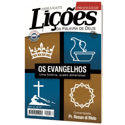 Revista Lições da Palavra de Deus Nº 57 Jovens e Adultos Professor