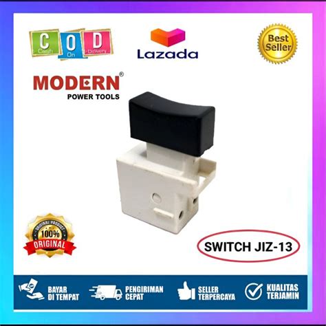 Modern Switch Jiz Saklar Mesin Bor Body Besi Listrik Tangan Jiz