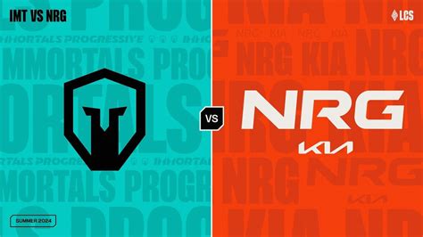 IMT V NRG Week 3 Day 1 LCS Summer Split Immortals Progress V NRG