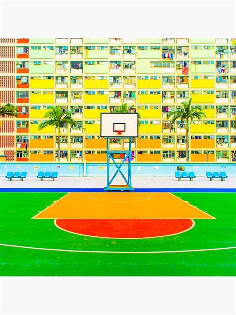 Basketball Hood Court Sticker For Sale By Paydo Shop Redbubble