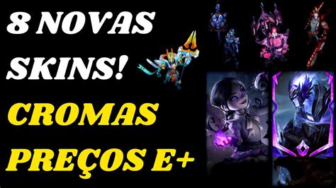 Novas Skins Noite Apavorante Data Pre Os Cromas Loja M Tica E Azir