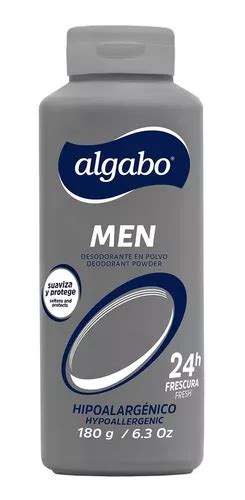 Talco Desodorante En Polvo Men 180g Algabo MercadoLibre