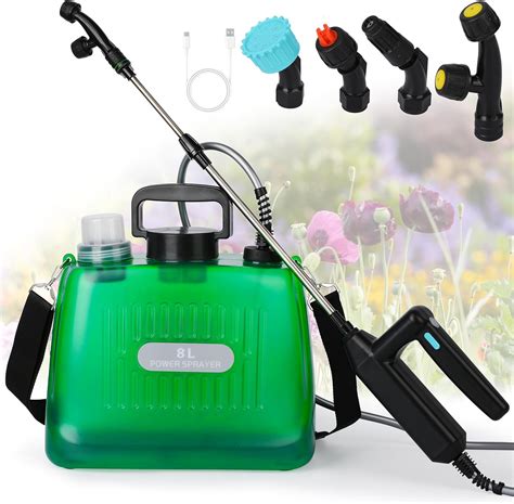 Ramarmro Battery Powered Sprayer Gallon Electric Sprayer With Mist