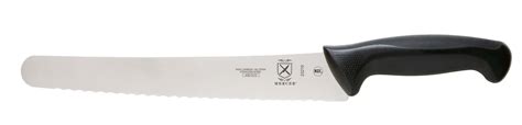 Mercer Culinary Millennia 10 Inch Wide Wavy Edge Bread Knife Sharp Cutting Commercial Kitchen