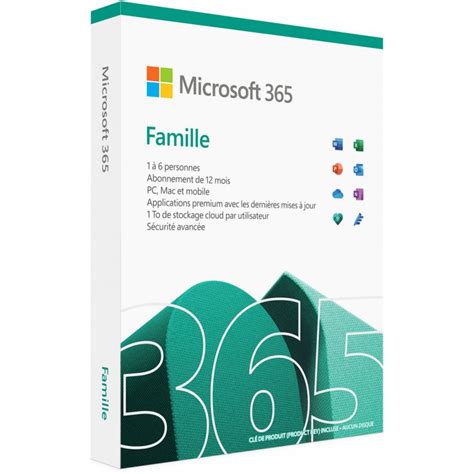 Microsoft Famille Fran Ais Abonnement An R F Gq Techpro