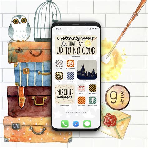 Free Harry Potter Aesthetic Widget And App Icons Pineapple Paper Co