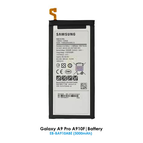 Samsung Galaxy A9 Pro A910F Battery EB BA910ABE 5000mAh