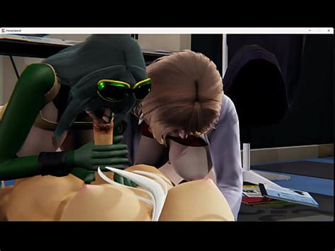 Boku No Hero Hentai Yuri Threesome Ochako Froppy And Rumi Usagiyama Futanari Hard Sex Anime