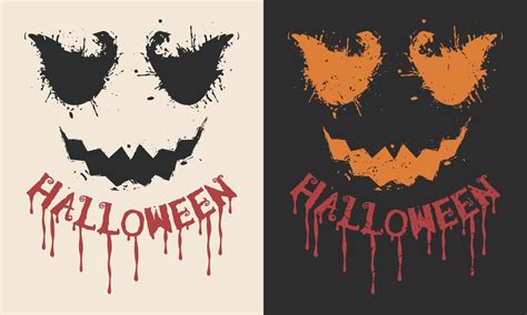 Scary Halloween T Shirt Designs 12953896 Vector Art At Vecteezy