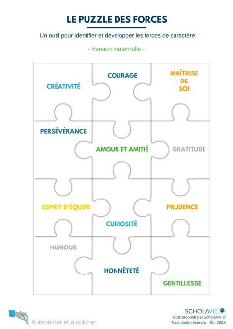 Puzzle Des Forces Scholavie