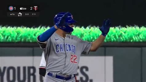 Chicago Cubs On Twitter Mmervis12 Drives In The Tying Run In The 7th