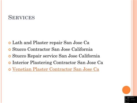 Ppt Transform Your Home With Good Plastering Contractors In San Jose