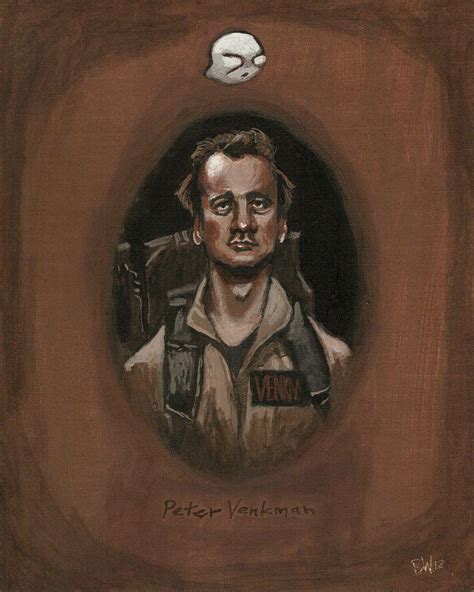 Haunted Portrait Of Peter Venkman By Bewheel On Deviantart Artist