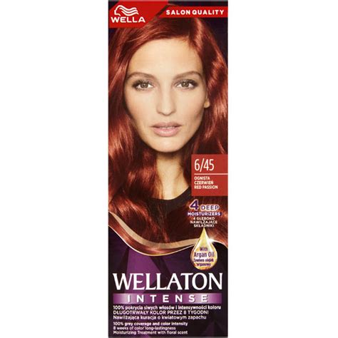 Wellaton Intense Farba Do W Os W Ognista Czerwie Ml Wella