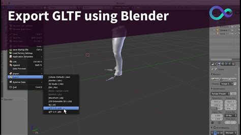 Exporting GLTF File Using Blender YouTube