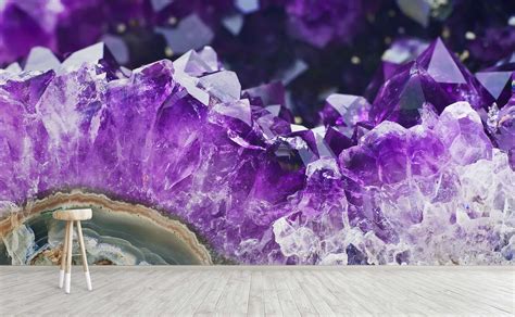 Purple Geode Wallpapers 4k HD Purple Geode Backgrounds On WallpaperBat