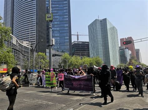 Ateneas Acompa An En Operativo De Seguridad Marcha Feminista Mvs Noticias