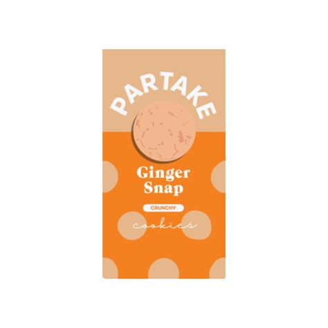 Cookie Ginger Sticker By Partake Foods For Ios Android Giphy