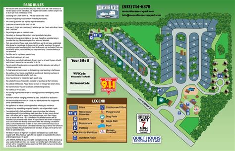 Moonshine Acres Rv Park In Fort White Florida Park Map