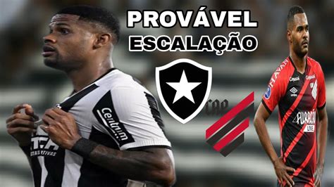 BOTAFOGO X ATHLETICO PARANAENSE PROVÁVEL ESCALAÇÃO ONDE ASSISTIR E