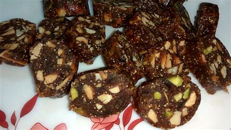 Khajur Barfi Recipe In Hindi Dry Fruit Roll Burfi Date Nuts Roll