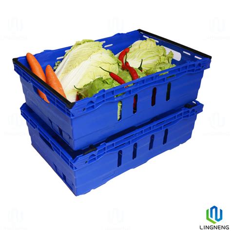 35L Nestable Stackable Plastic Harvest Agricultural Plastic Crates For