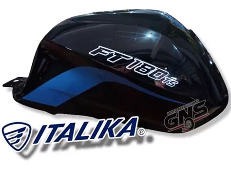 Tanque Combustible Negro Azul Para Moto Ft180 Ts Original It Meses