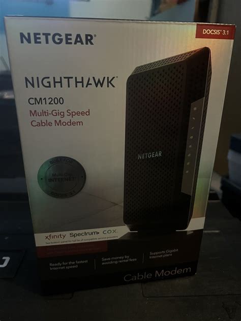 Netgear Nighthawk Cm Multi Gig Speed Cable Modem Docsis Ebay