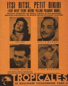 Itsi Bitsi Petit Bikini Le Temps Des Chansons